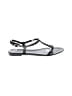 Saks Fifth Avenue Gray Black Sandals Size EU 38 - photo 1