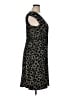 Chaps Paisley Black Cocktail Dress Size XL - photo 4