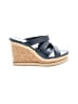 Jimmy Choo Blue Wedges Size EU 37 1/2 - photo 1