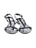 Saks Fifth Avenue Gray Black Sandals Size EU 38 - photo 2