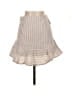 Lost + Wander Stripes Gray Tan Casual Skirt Size S - photo 1