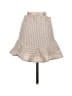 Lost + Wander Stripes Gray Tan Casual Skirt Size S - photo 2