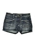 Almost Famous Blue Denim Shorts Size 3 - photo 1