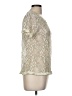 Ann Taylor LOFT Ivory Short Sleeve Top Size M - photo 4