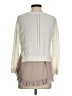 Anthropologie 100% Polyester Ivory Long Sleeve Top Size S - photo 2