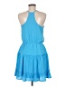 Unbranded 100% Polyester Solid Blue Casual Dress Size M - photo 2
