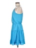 Unbranded 100% Polyester Solid Blue Casual Dress Size M - photo 5