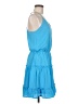 Unbranded 100% Polyester Solid Blue Casual Dress Size M - photo 4