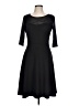 Sangria Solid Black Cocktail Dress Size 12 - photo 1