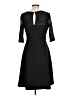Sangria Solid Black Cocktail Dress Size 12 - photo 2