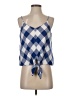 Eyelash Couture Blue Sleeveless Blouse Size S - photo 1