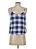 Eyelash Couture Blue Sleeveless Blouse Size S - photo 2