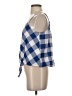 Eyelash Couture Blue Sleeveless Blouse Size S - photo 5