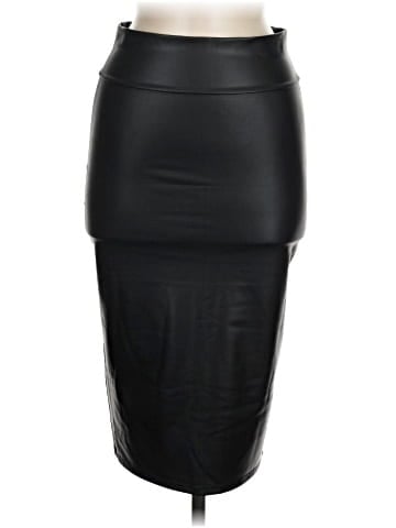 Simlu Faux Leather Skirt (view 1)