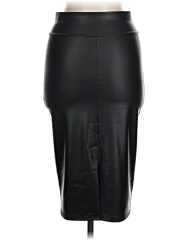 Simlu Faux Leather Skirt (view 2)