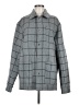 Brixton 100% Polyester Plaid Gray Coat Size M - photo 1