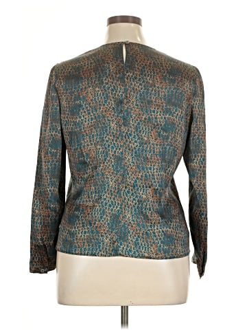 Austin Reed Long Sleeve Silk Top (view 2)