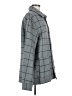 Brixton 100% Polyester Plaid Gray Coat Size M - photo 4