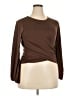 Eclair Brown 3/4 Sleeve Top Size XL - photo 1