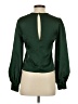 Privacy Please 100% Polyester Green Long Sleeve Blouse Size XS - photo 2