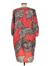 Glam Paisley Red Casual Dress Size L - photo 2