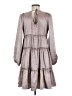 Oddi Print Multi Color Gray Casual Dress Size M - photo 2