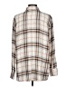 Treasure & Bond Plaid Ivory Long Sleeve Button-Down Shirt Size L - photo 2