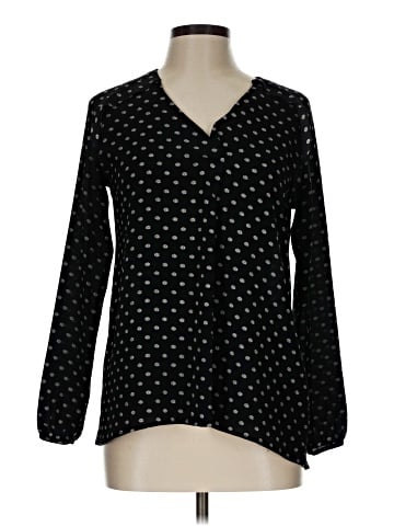 NY Collection Long Sleeve Blouse (view 1)