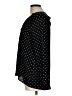 NY Collection Polka Dots Black Long Sleeve Blouse Size L (estimated) - photo 5
