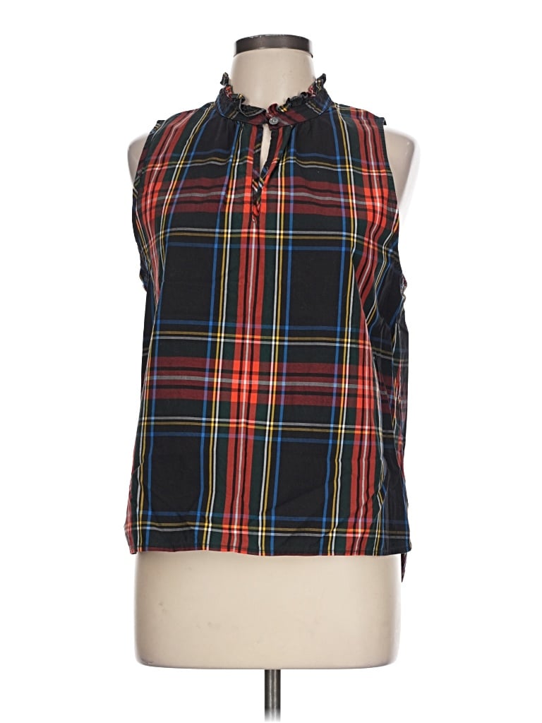 Pre-owned Jcrew Sleeveless Blouse In Blue