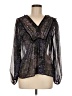 Maurices 100% Polyester Black Long Sleeve Blouse Size M - photo 1