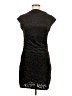 MNG Animal Print Black Cocktail Dress Size 6 - photo 1