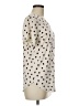 Assorted Brands Polka Dots Ivory Short Sleeve Top Size M - photo 4