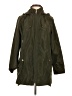 Via Spiga 100% Polyester Solid Green Raincoat Size M (petite) - photo 1