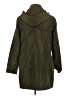 Via Spiga 100% Polyester Solid Green Raincoat Size M (petite) - photo 2
