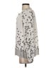 Gap Silver Long Sleeve Blouse Size S - photo 5