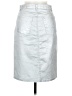 3x1 Metallic Silver Denim Skirt Size 3X - photo 2