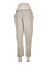 Halogen Chevron-herringbone Gray Linen Pants Size 8 (petite) - photo 1