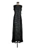 DKNY Metallic Black Casual Dress Size 8 - photo 1