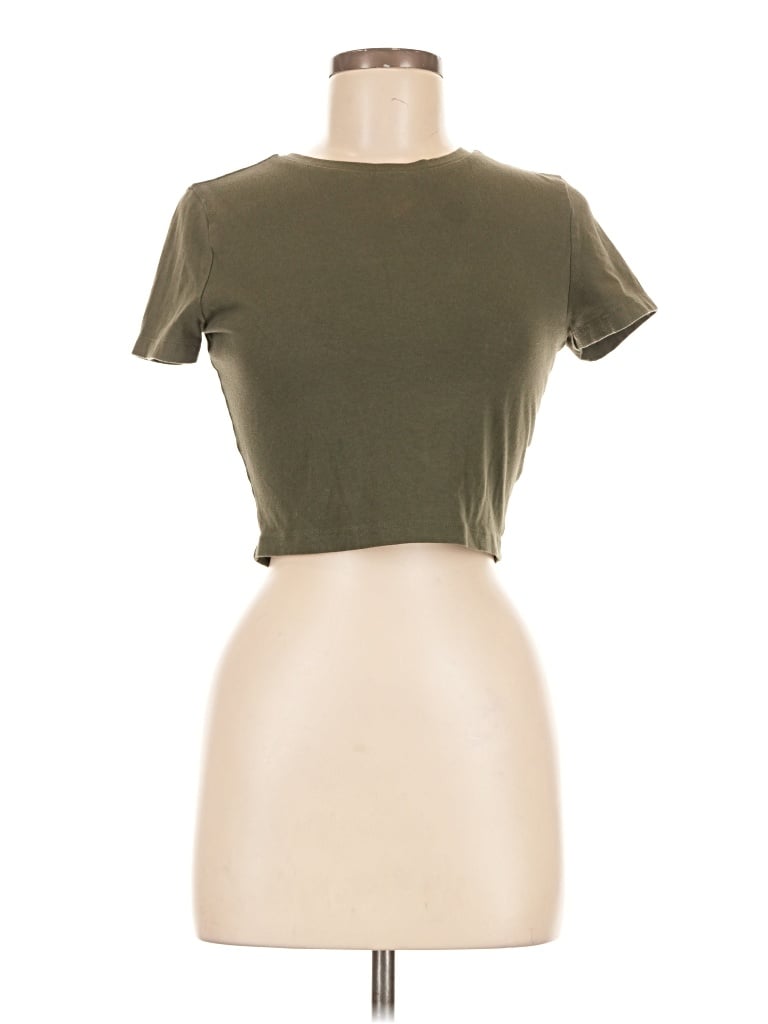 Pre-owned Wild Fable Short Sleeve T-shirt In Green