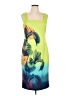 Bold Elements Tropical Green Cocktail Dress Size L - photo 1