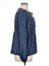 Old Navy Stars Blue Long Sleeve Blouse Size XL (tall) - photo 4