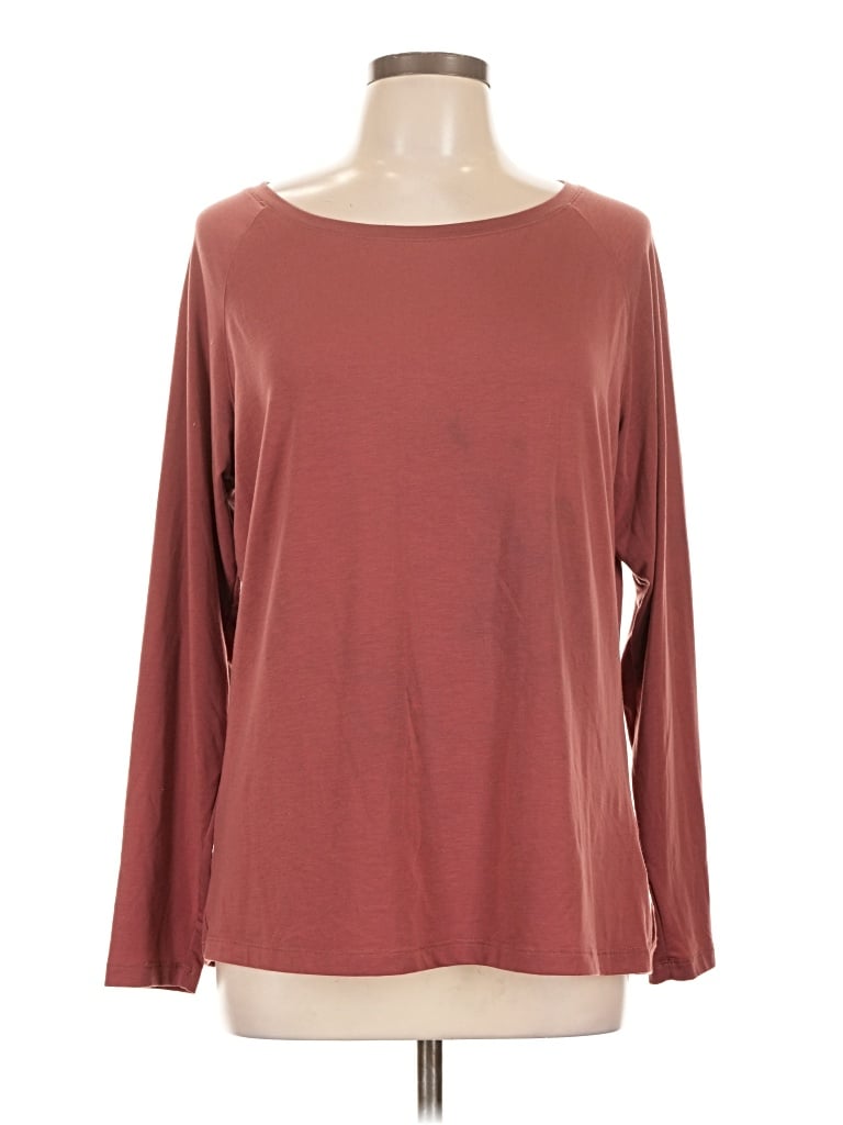 Pre-owned Columbia Long Sleeve T-shirt In Brown