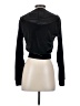 Unbranded Solid Black Zip Up Hoodie Size S - photo 2
