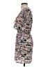 Peppermint 100% Polyester Print Tan Cocktail Dress Size S - photo 5