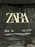 Zara 100% Polyester Solid Black Snow Jacket Size 8 - photo 3