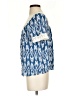 Alya 100% Rayon Blue Short Sleeve Blouse Size XS - photo 5