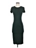 Forever 21 Solid Green Casual Dress Size S - photo 1