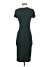 Forever 21 Solid Green Casual Dress Size S - photo 2