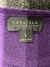 Carlisle Purple Pullover Sweater Size L - photo 7
